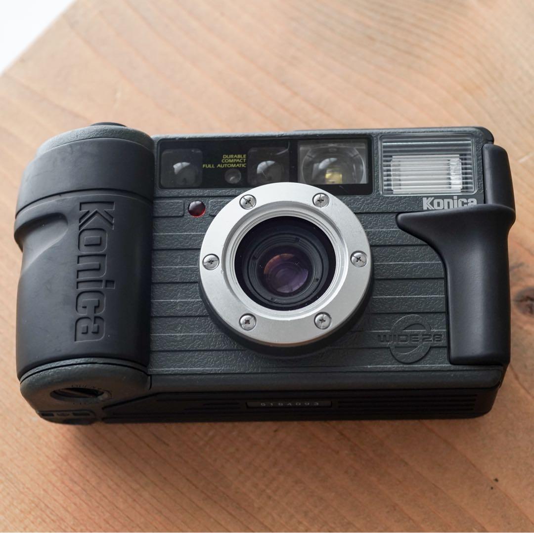 【撮影・OH済み】Konica 現場監督WIDE28コンパクトフィルムカメラ　I 撮影・OH済み】Konica 現場監督28WB コンパクトフィルムカメラ ②