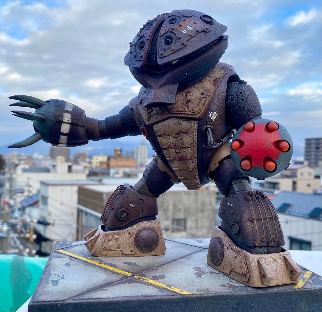 ガンプラ MG 1/100 MSM-04 アッガイ 完成品 - メルカリ