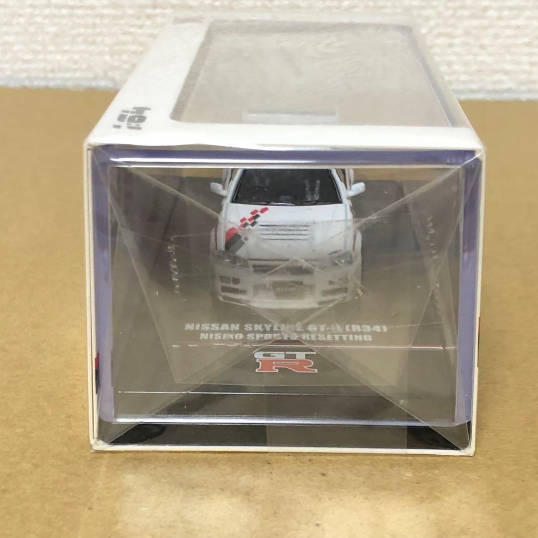 1/64 INNO64　日産スカイライン GT-R R34　ニスモ　ホワイト