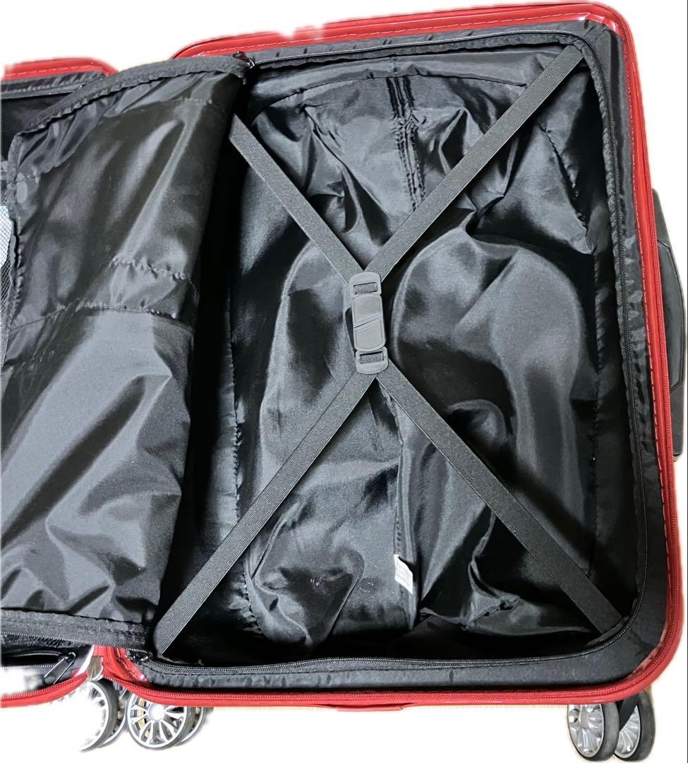 TRAVELIST トラベリスト スーツケース 60〜70L 赤 ￼￼￼中型 2 スーツ