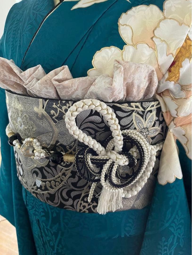 あゆ様専用 ICHIKURA ターコイズ振袖フルセット - メルカリ