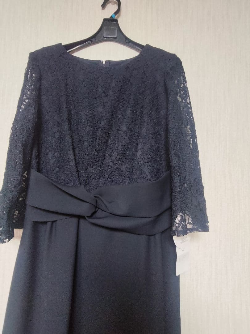 【新品·未使用】form formaウエストクロスレースロングドレス