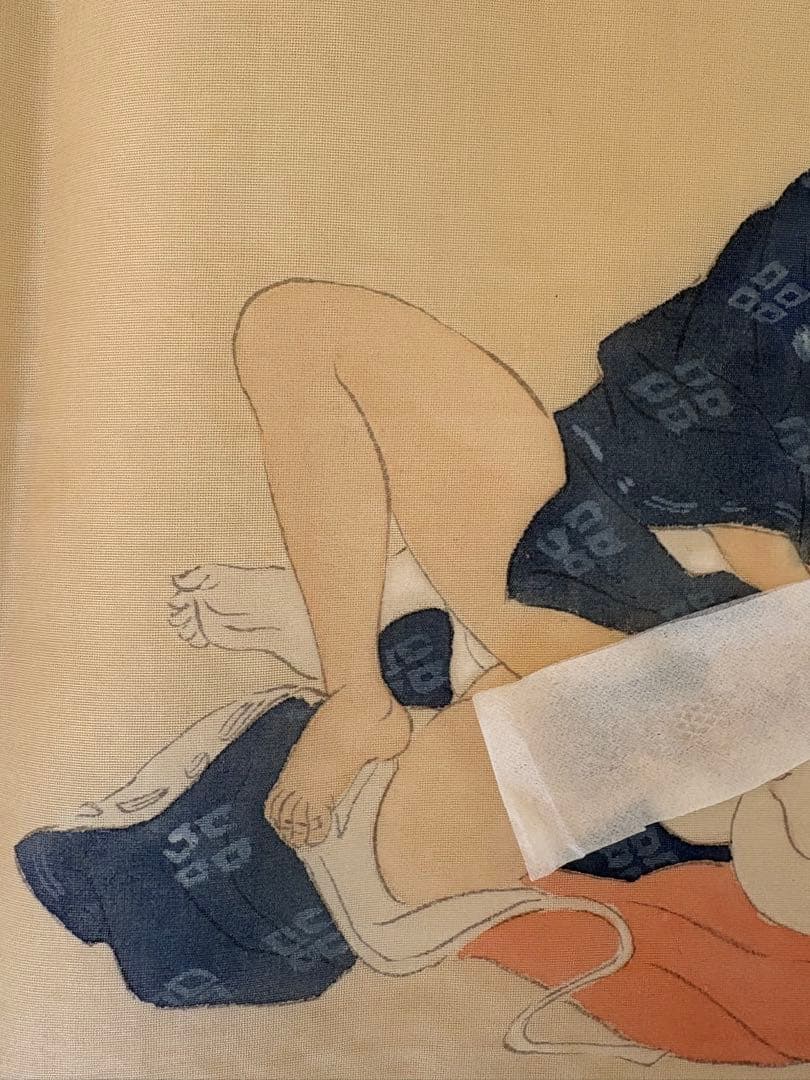 浮世絵 春画絹布