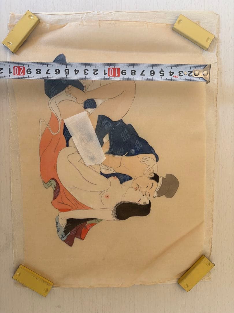 浮世絵 春画絹布