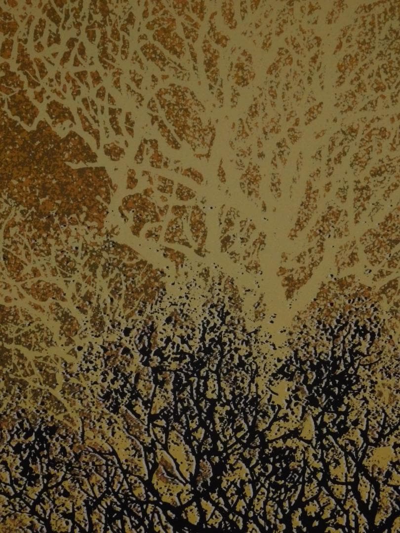 真作 池上壮豊 (Soho Ikegami)流季 シルクスクリーン