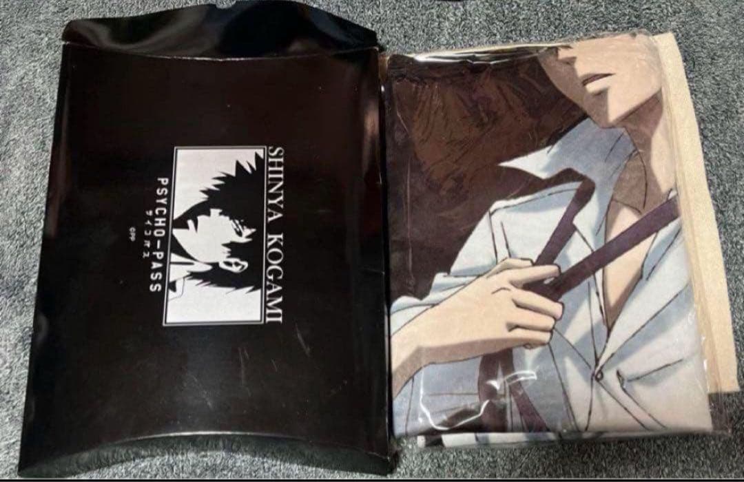 【最終価格】PSYCHO-PASSサイコパスビッグバスタオル狡噛＋非売品ポスター