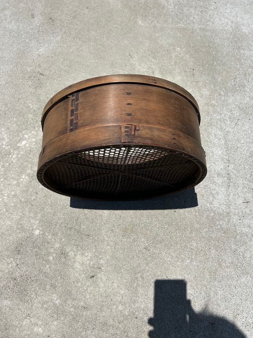 南房総で明治から昭和初期に使用されていた古農具:竹網