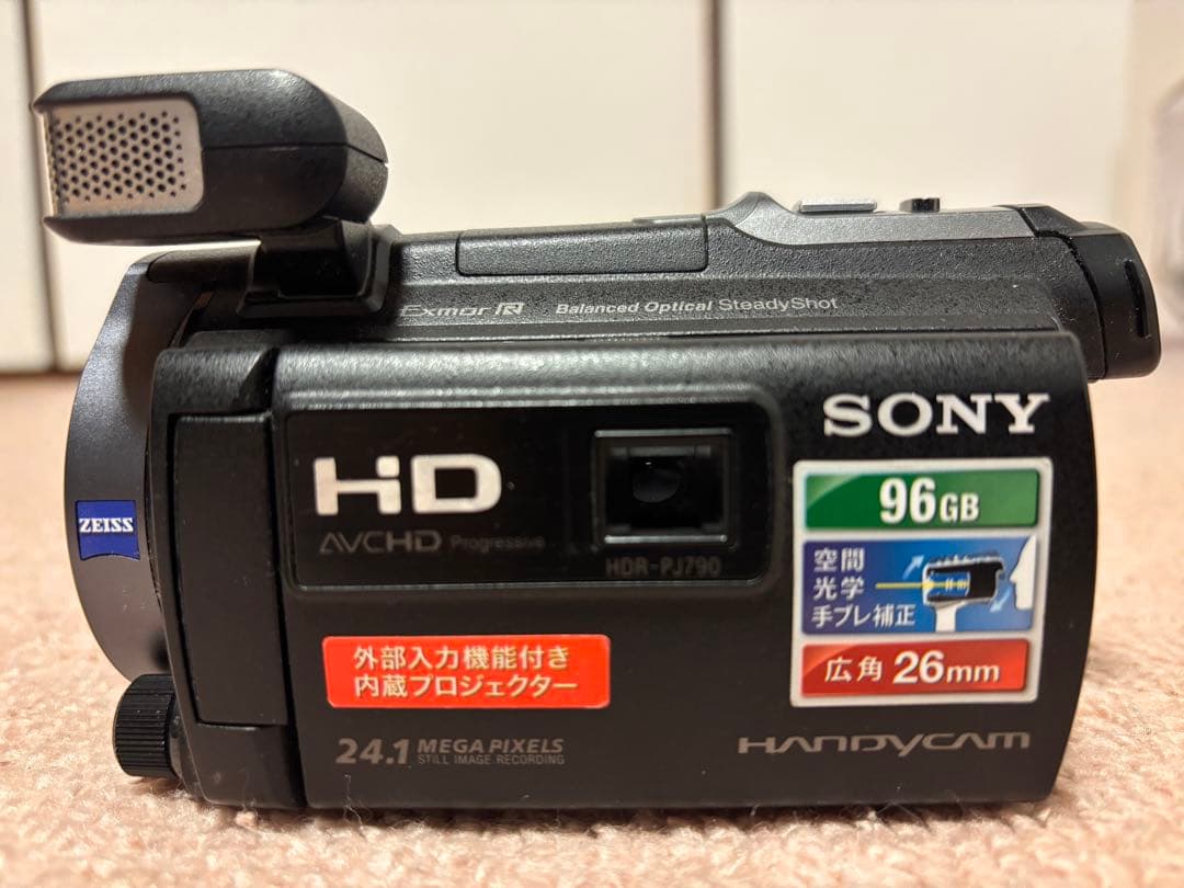 SONY HANDYCAM PJ790V 光学10倍 内蔵メモリ96GB