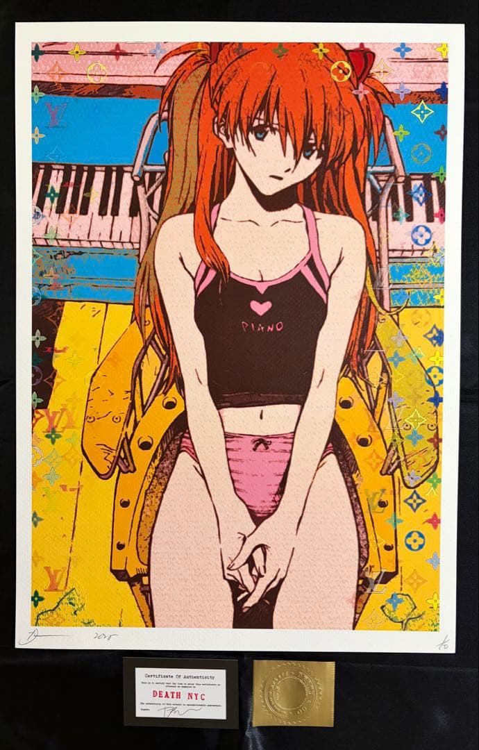 \"世界限定10枚\" DEATH NYC アート ポスター ev101 DEATH NYC 世界限定10枚 アート ポスター