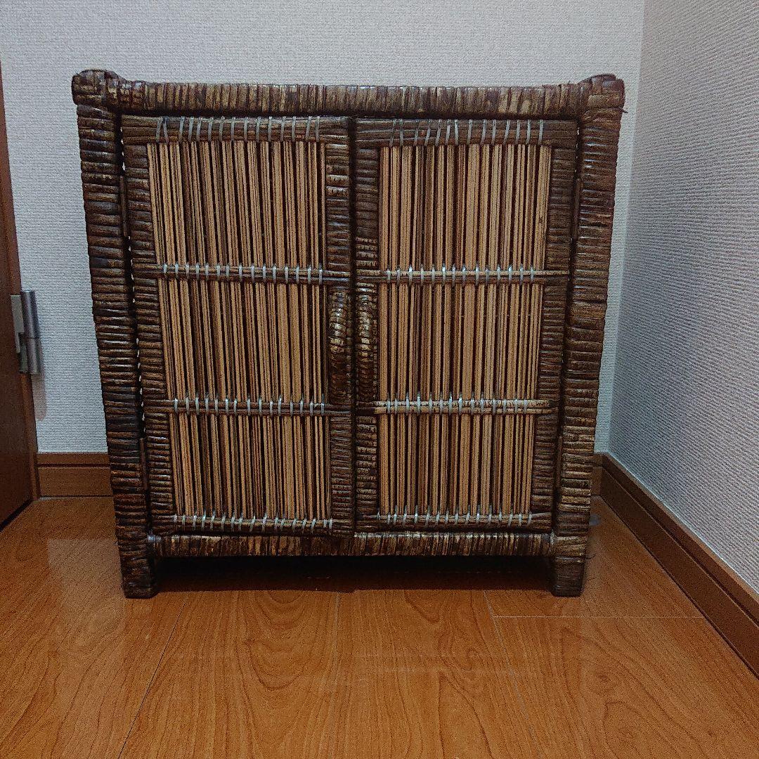 川*己様 ☆値下げ☆ バンブーキャビネット 飾り棚 家具 アジアン家具