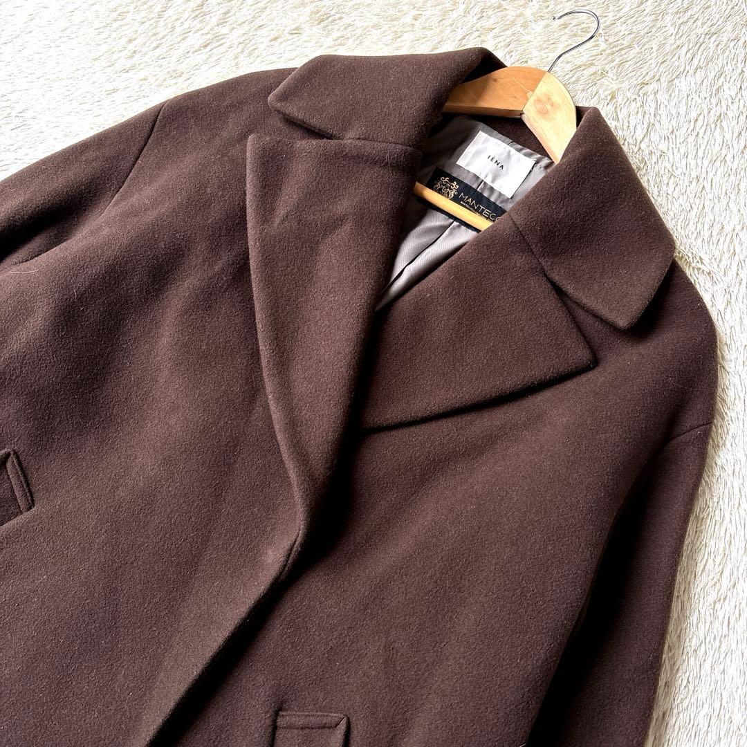 近年モデル イエナ MANTECO コクーンショートコート 38 ブ