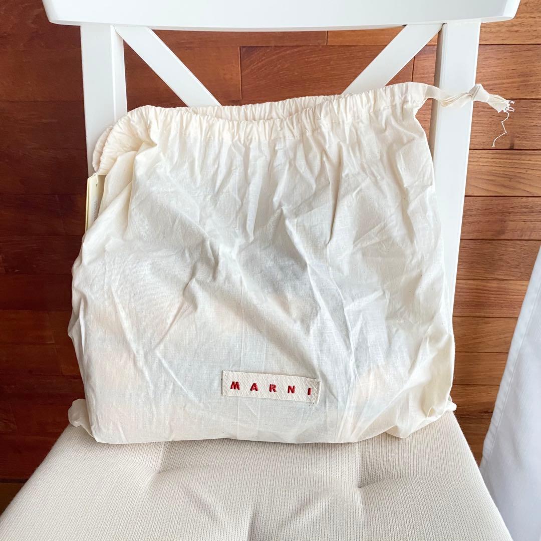 【MARNI】マルニ イエローチェック ナイロンパフ カメラバッグ ショルダー