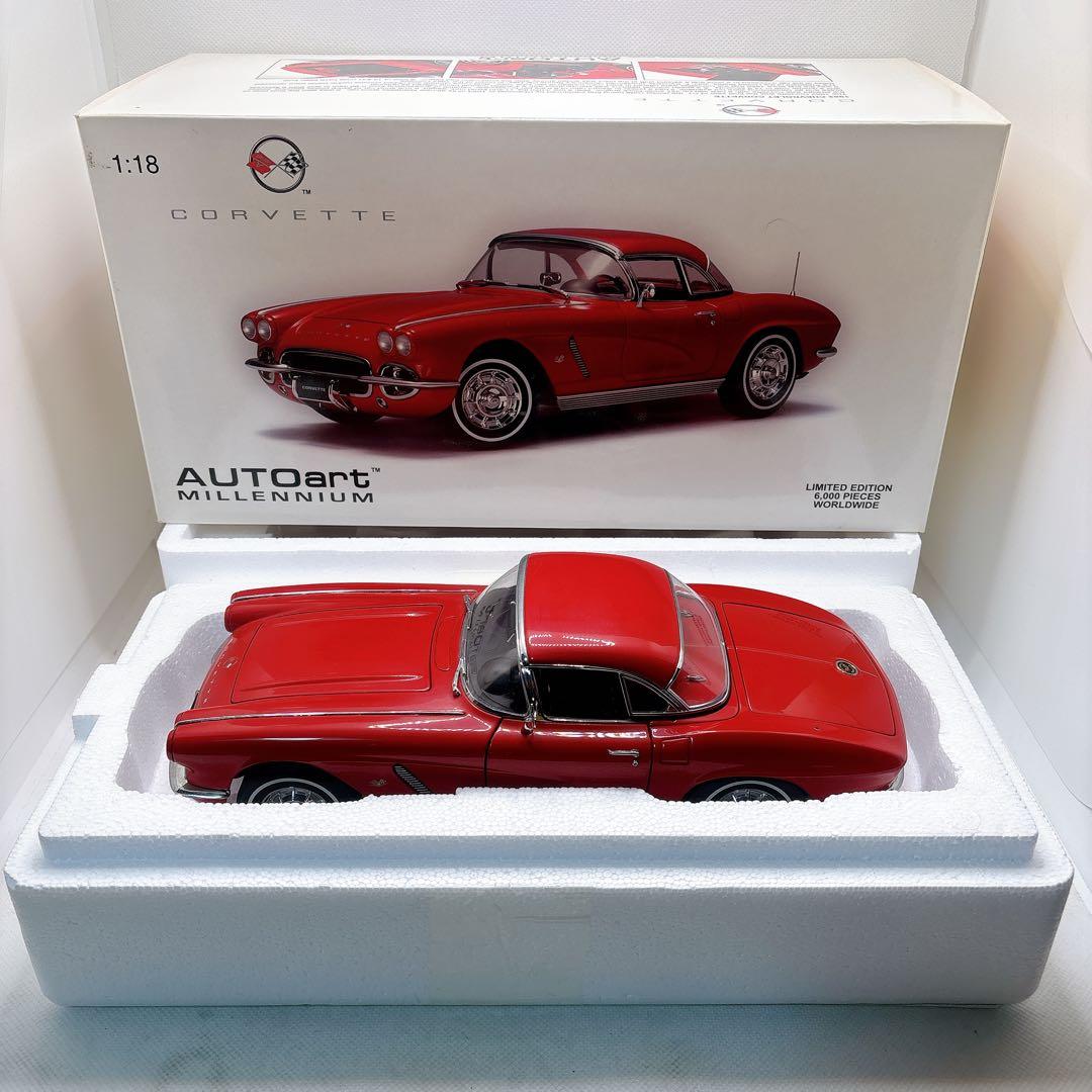 Haya シボレーコルベット 1962 ROMAN RED 1/18 C1