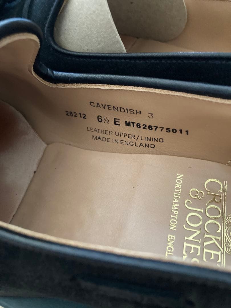 靴 Crockett&Jones CAVENDISH3 UK6H