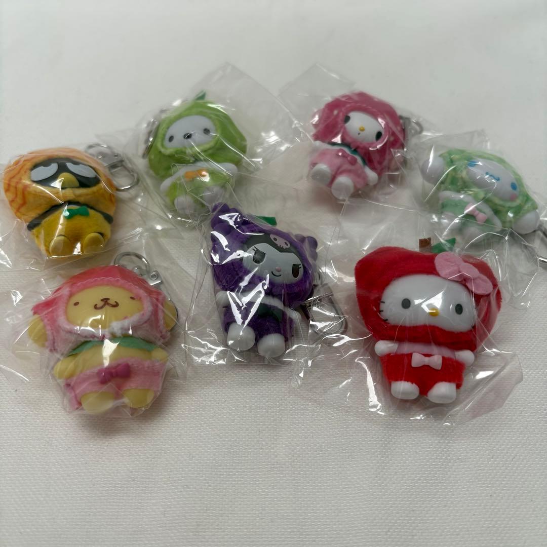 サンリオ ちびっとも キーホルダー くだもの 7種