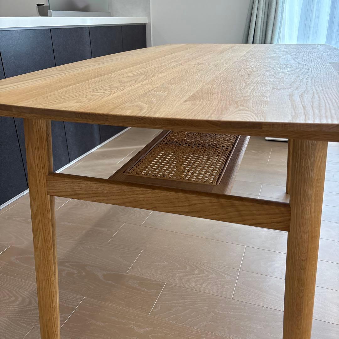 【キズなし・美品】unicoウニコ SOLKソルク ダイニングテーブルW1400