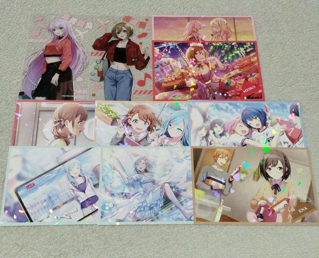 プロセカ まとめ売り 缶バッジ アクスタ 特典 色紙 ウエハース