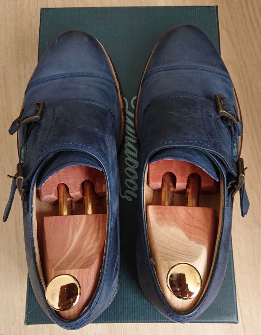 PARABOOT WILLIAM ダブルモンク　オイルヌバック 24.5cm