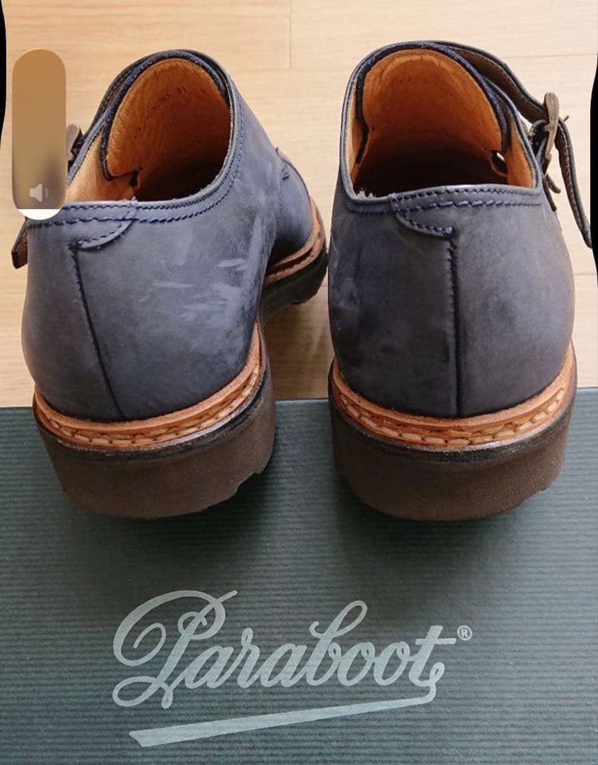PARABOOT WILLIAM ダブルモンク　オイルヌバック 24.5cm