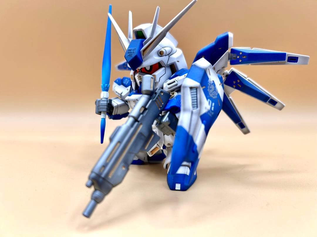 SD　Ｈｉ-ν　ガンダム　BB戦士　384 ハイニュー　Ｈｉν　塗装完成品