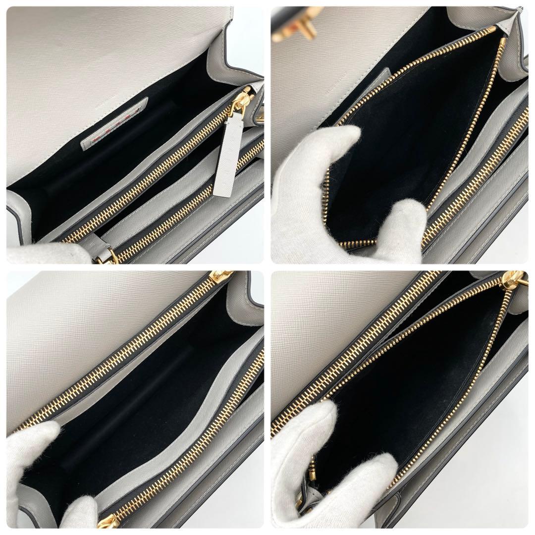 supli_white✨ MARNI トランク ショルダーバッグ グレー