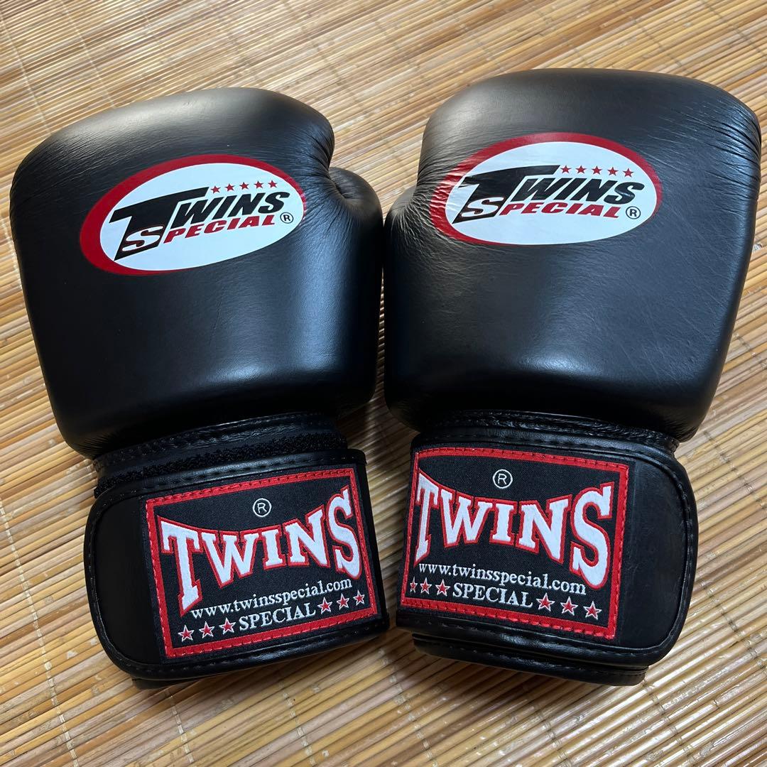【超美品】TWINS ボクシンググローブ 14oz ツインズ14オンス Twins ボクシンググローブ 14オンス PUレザー ミリタリー : アイ・エフ