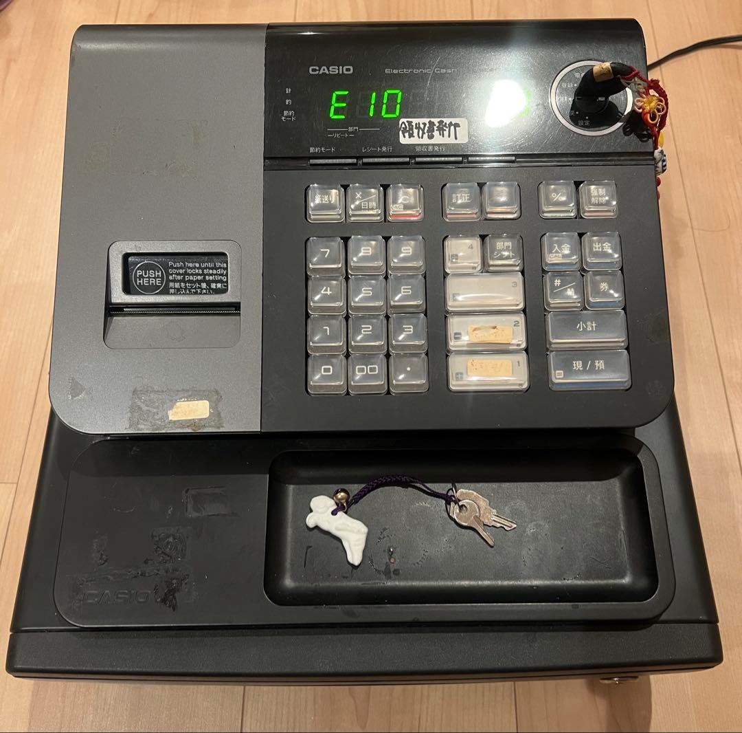ジャンク品】カシオ レジスター SE-S20（鍵有り・現状渡し） - メルカリ
