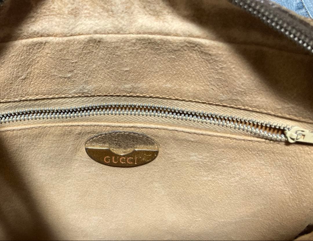 オールドグッチ　GUCCI PLUS オールドグッチプラスGG柄ショルダーバッグ