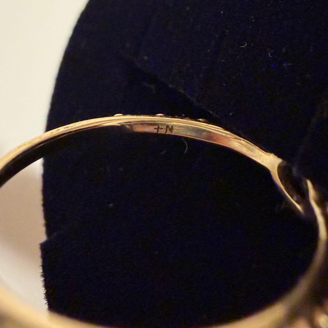 NOJESS ノジェス K10 アクアマリン ダイヤモンド リング 11号