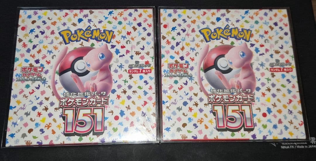 151 box 未開封シュリンク付き ポケモンカードゲーム ポケモンカード151 BOX シュリンク付き 新品 未