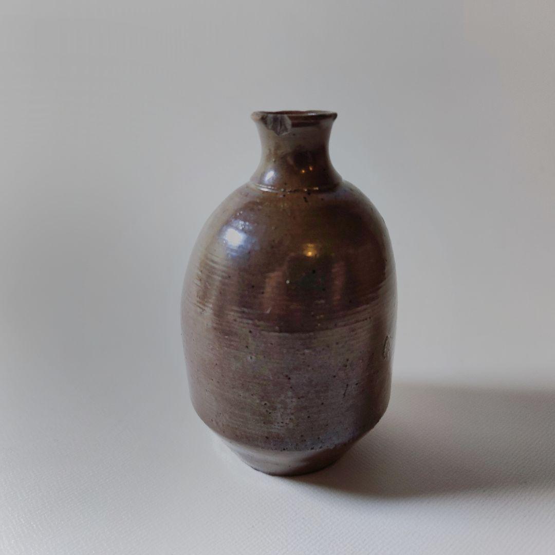 古丹波 栗皮釉へそ利き徳利 - メルカリ