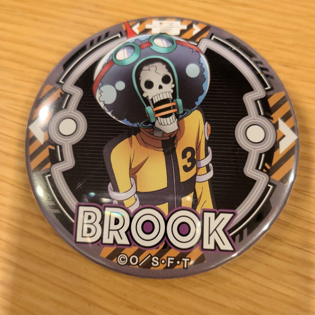 ONE PIECE Brook 缶バッジワンピース ブルック ステッカーセット