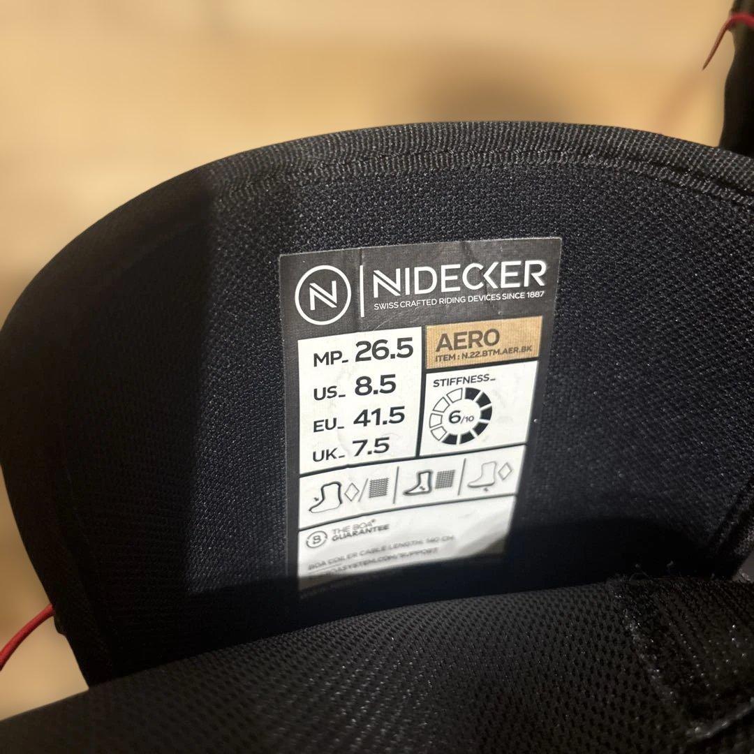 NIDECKER/スノーボードブーツ/26.5cm/BOA/BLK/RANGER