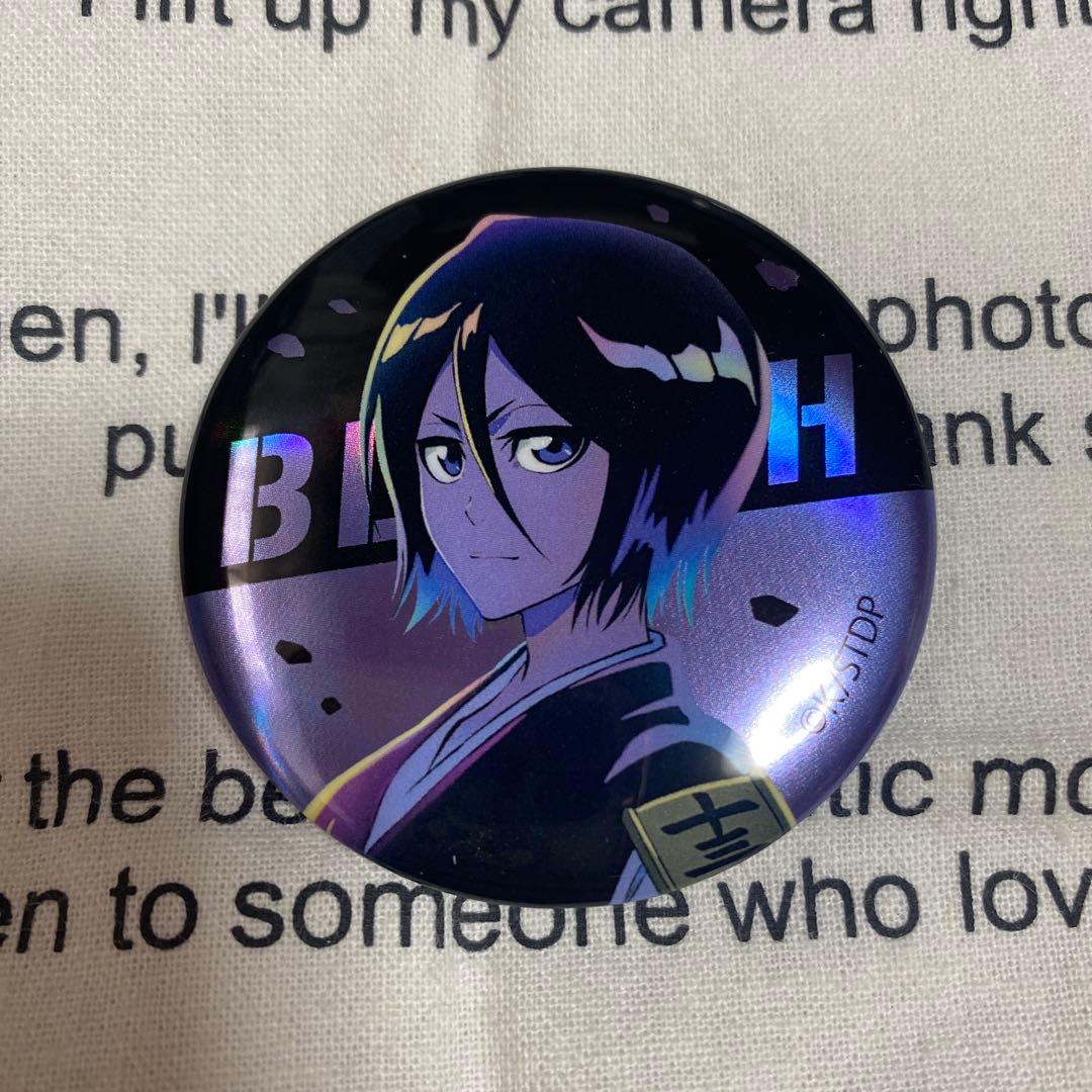 BLEACH 千年血戦篇 メタリック 缶バッジ カミアニTOUCH 朽木ルキア