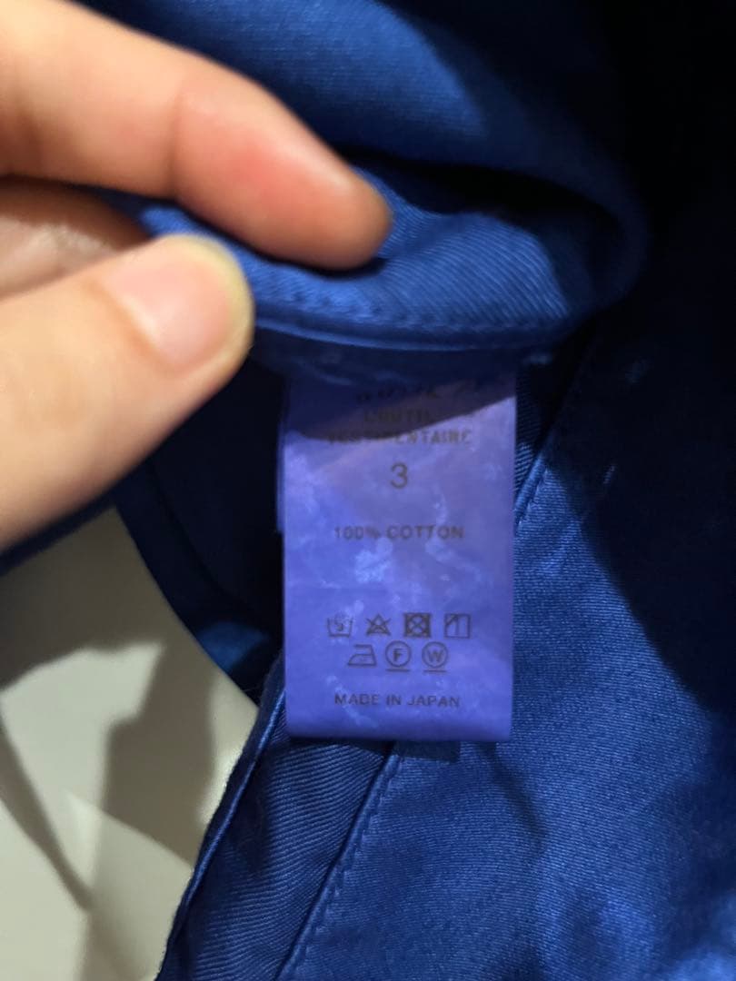 未使用タグ付きウティ OUTIL ノーカラージャケットサイズ3