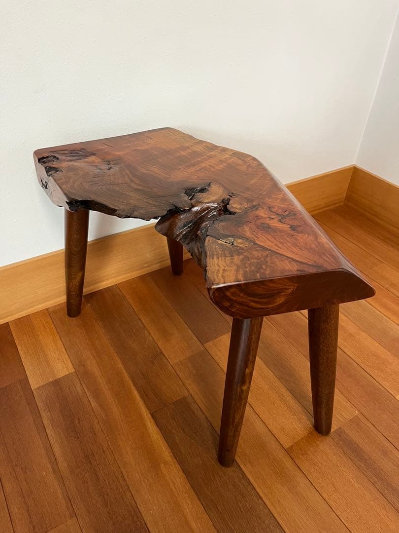 欅（けやき）スツール 無垢材