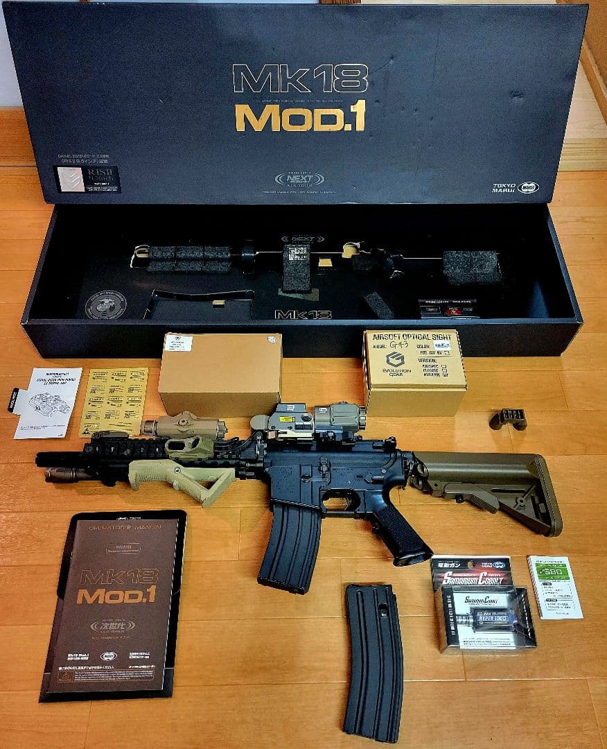 サマコバ換装】東京マルイ 次世代電動ガン MK18 MOD.1 光学機器セット