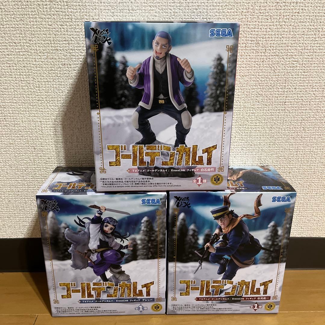 ゴールデンカムイ Xross Linkフィギュア 杉元佐一 アシㇼパ 白石由竹