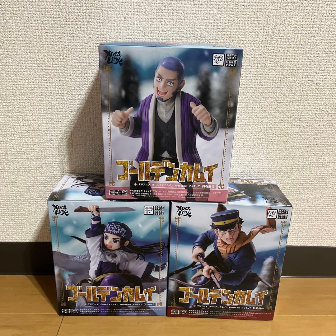 ゴールデンカムイ Xross Linkフィギュア 杉元佐一 アシㇼパ 白石由竹