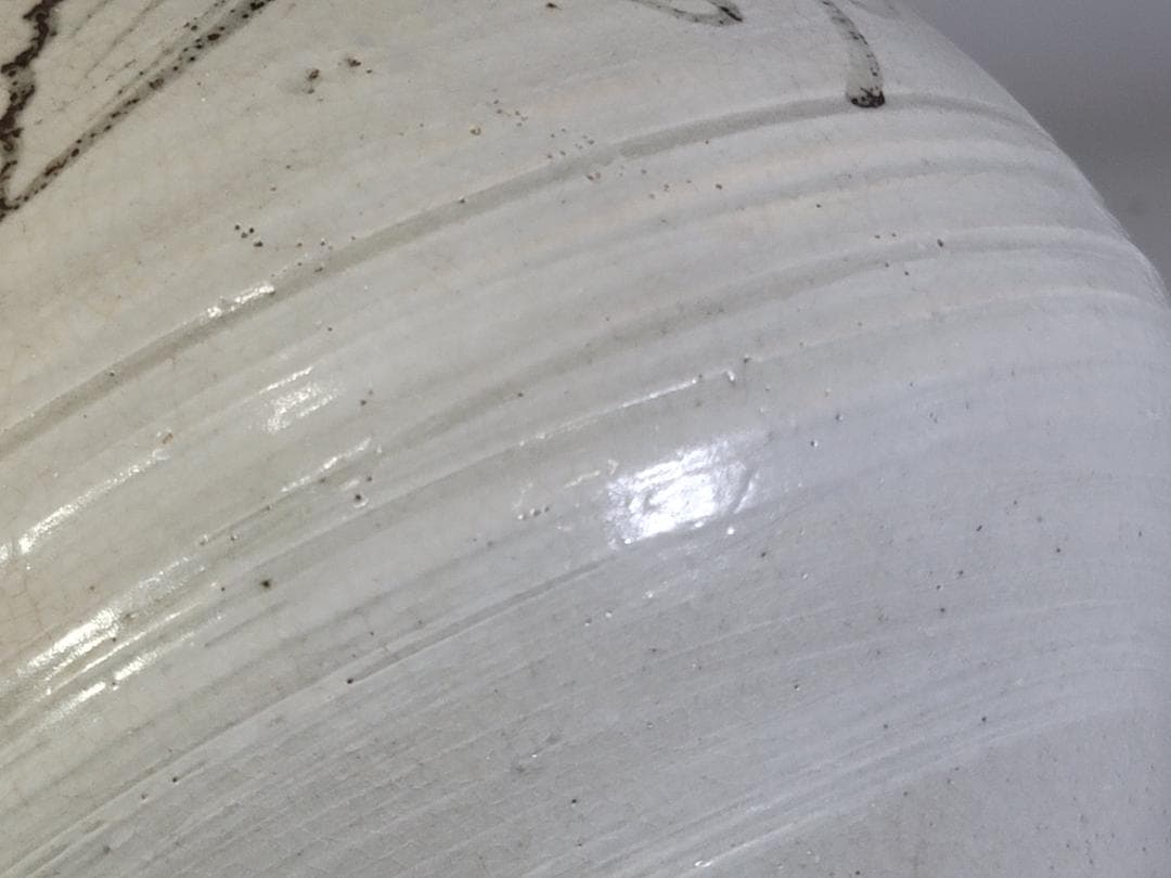 古美術 李朝 魚紋 花瓶