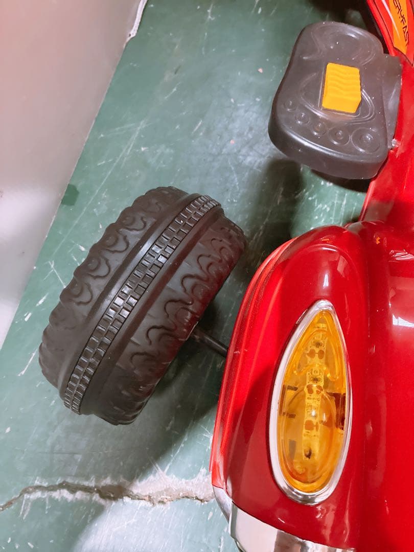 【ジャンク】電動カート 子供用 電動乗用カー レーシングカート 4輪 説明書付き