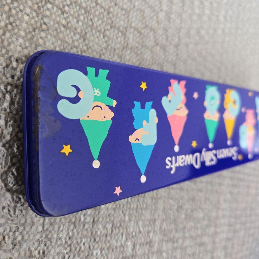 サンリオ セブンシリードワーフ 缶ペンケース 2個セット 昭和レトロ