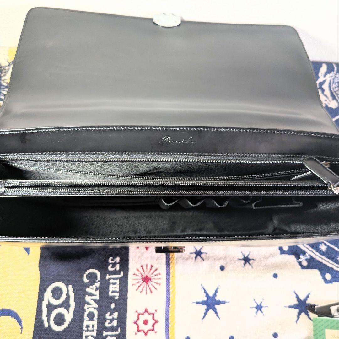 Pineider ピナイダー レザー ビジネスバッグ　黒