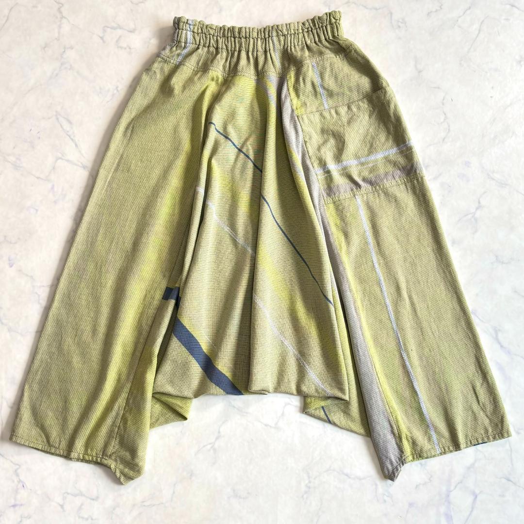 タマキニイメ サルエルパンツ タルンパンツ イエロー系 Long qn6