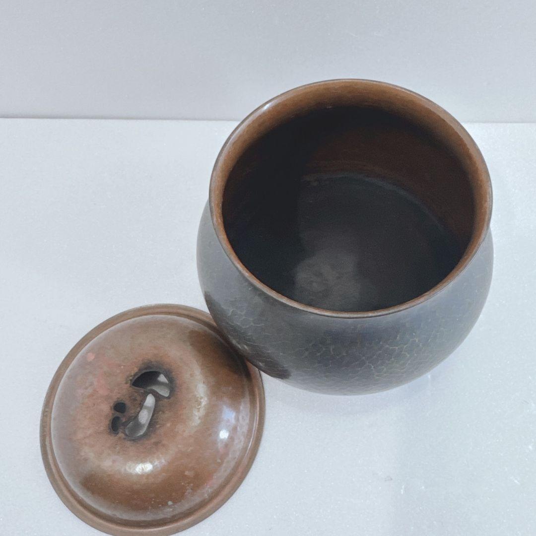 m*u様 玉川堂 鎚起銅器 茶こぼし 建水 セット 昭和レトロ