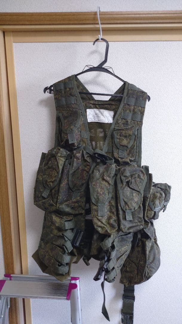 ロシア軍 実物 2023年製 6sh117 ベスト デジタルフローラ