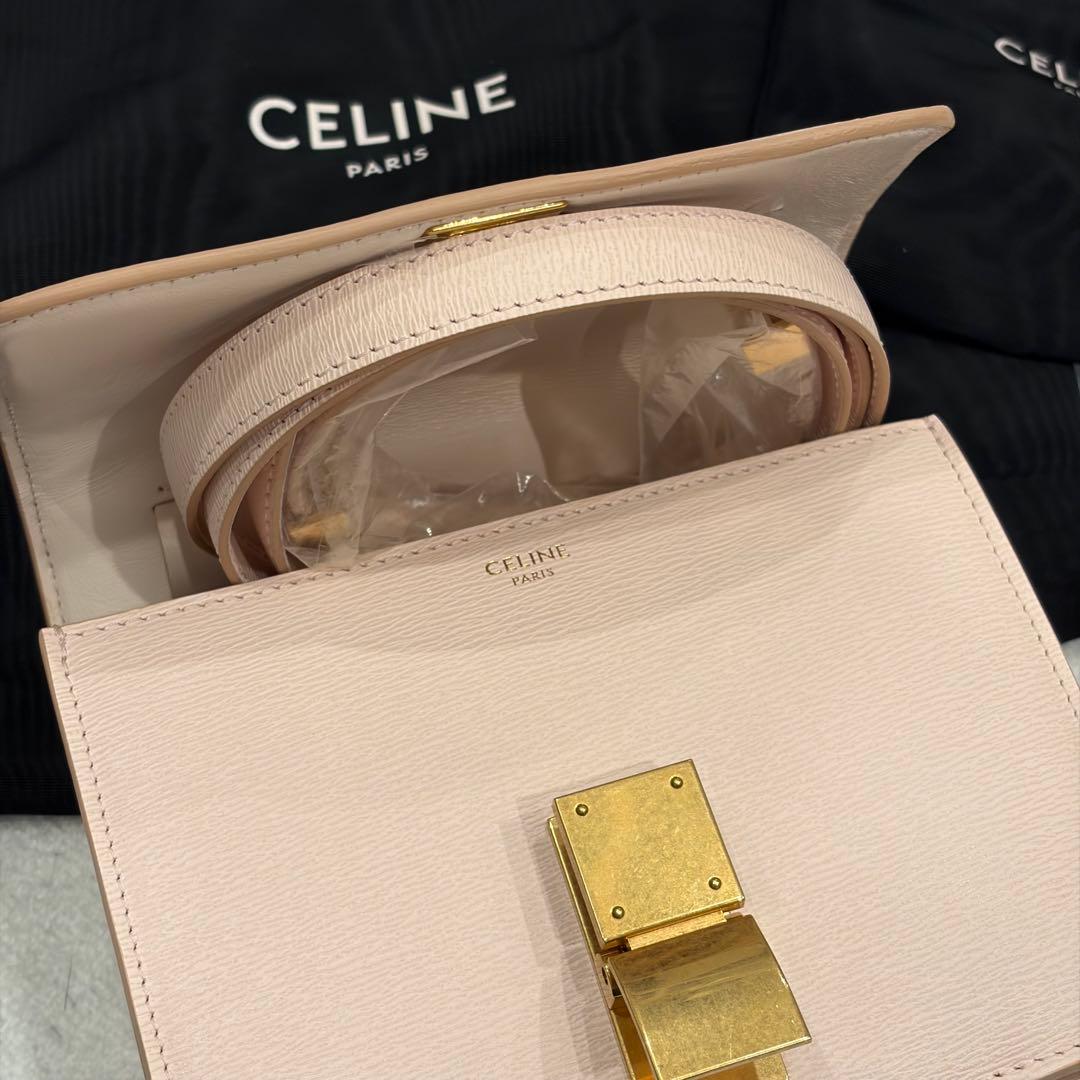 セリーヌ クラシックボックス ピンク 新品