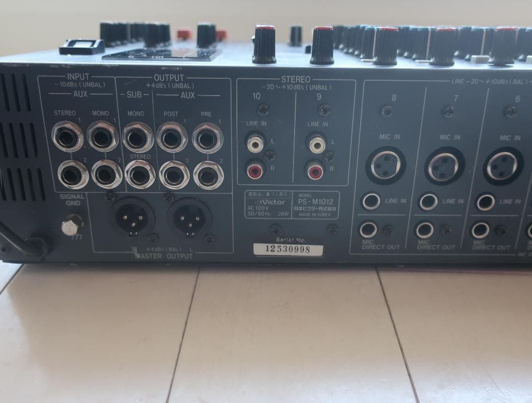 No1 VOSS ビクター アナログミキサー PS-M1012 通電確認 中古品 - メルカリ