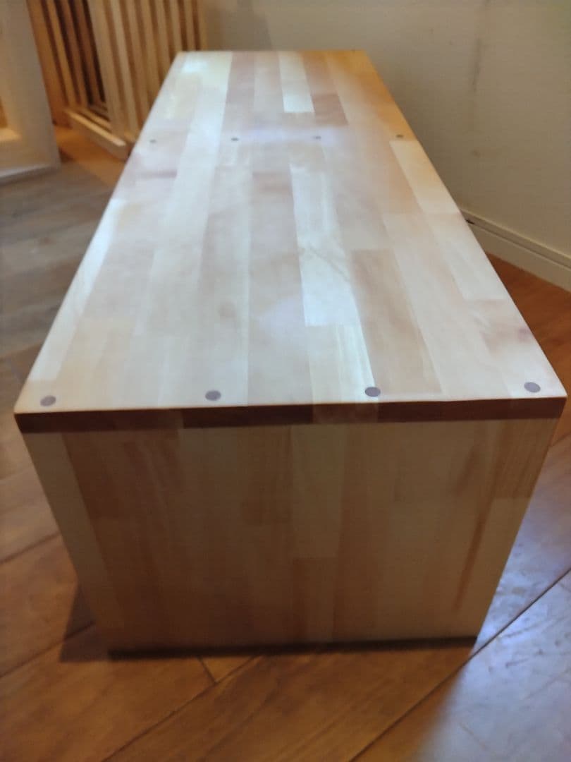 木製 ハンドメイド オーダー コの字 ベンチ テレビ台 キヌカ シェルフ