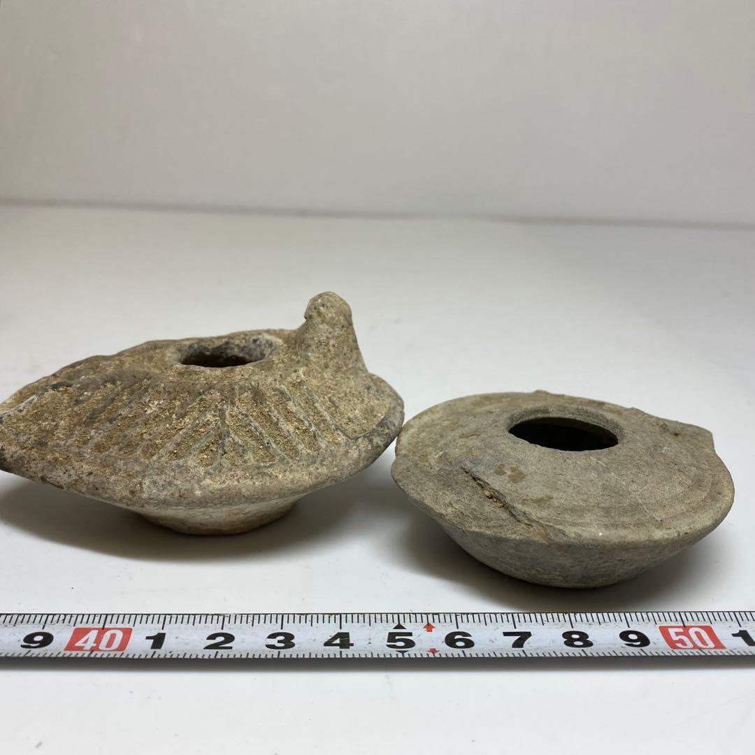 BC4000年　パルミラ　ルタゴ遺跡出土品4点　東さ7-1009①